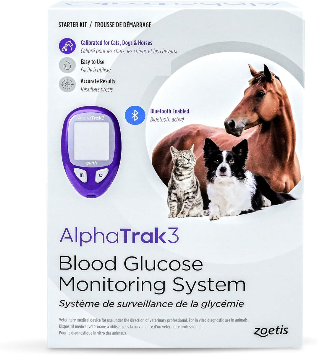 AlphaTrak 3 Blood Glucose Meter Starter Kit for Pets