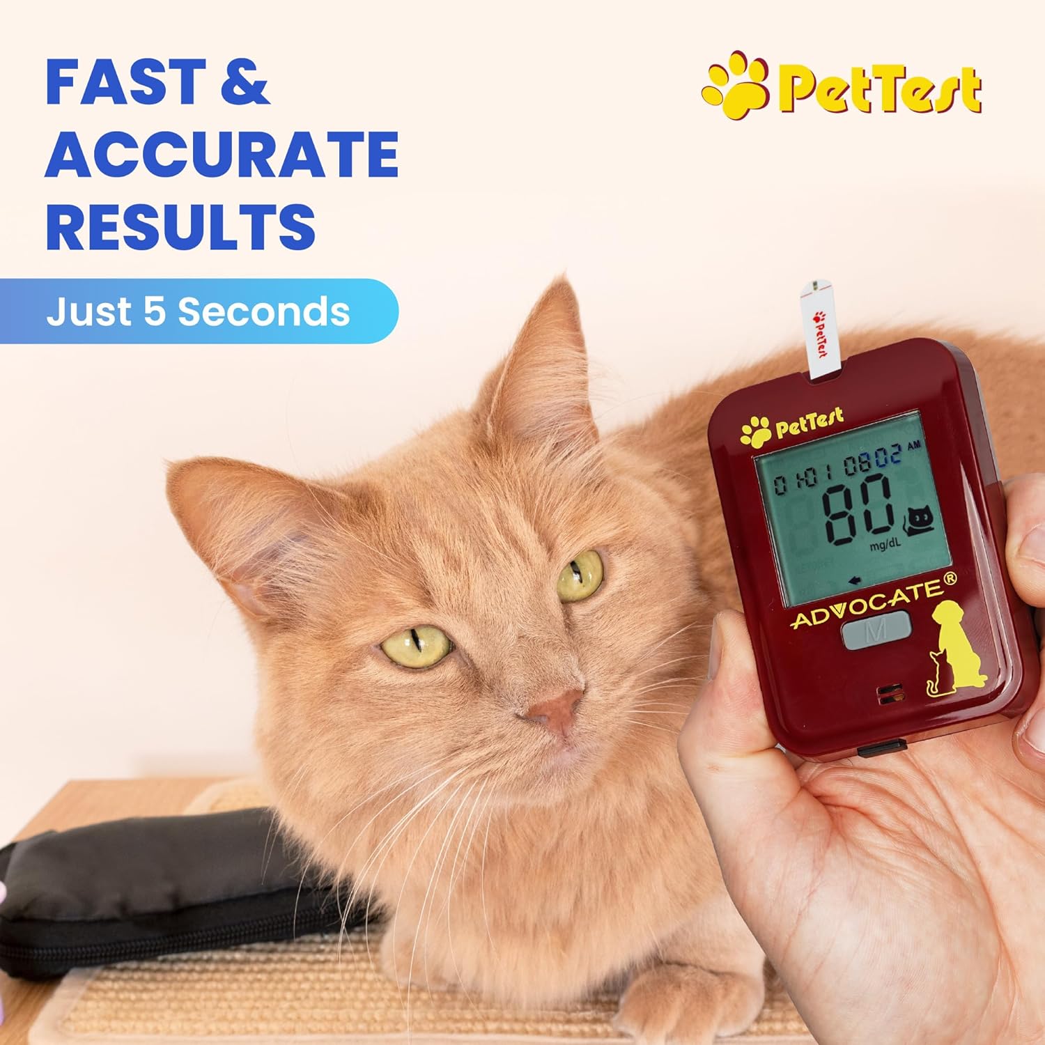 Advocate | PetTest Individually Foil-Wrapped Test Strips (50 Strips ...