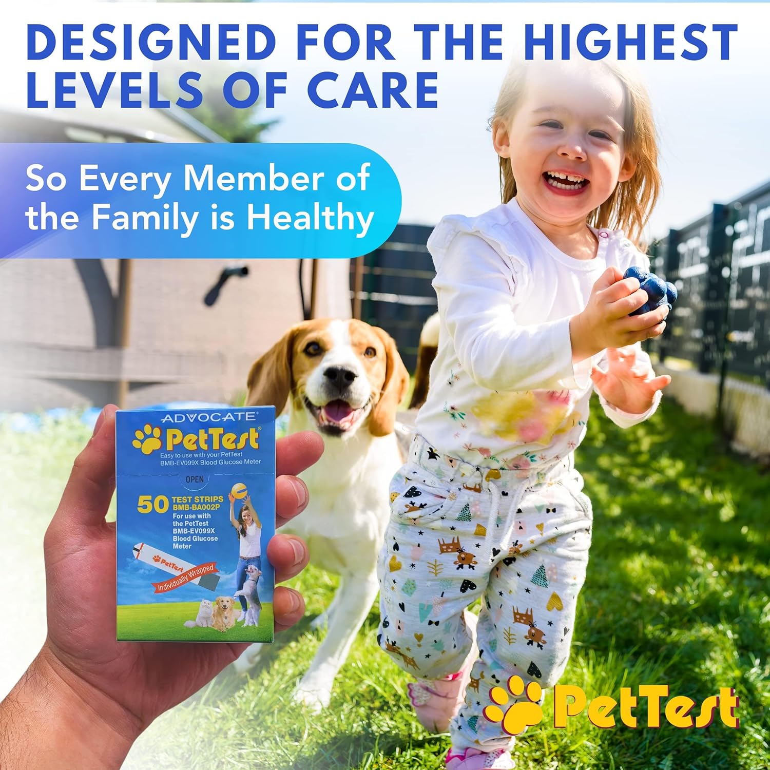 Advocate | PetTest Individually Foil-Wrapped Test Strips (50 Strips ...