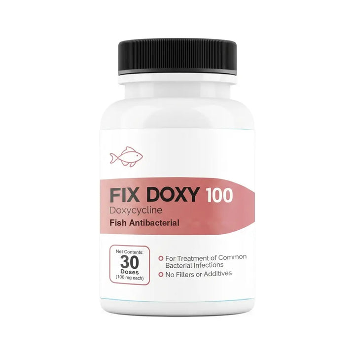 fish doxycycline 100mg 30 Count - Aquarium Treatment for Gill Disease and Fin Rot