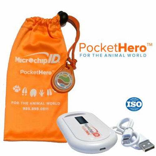Pocket Hero Handheld ISO Microchip Reader Orange – Fine Pet Health