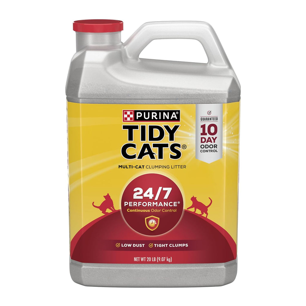 Purina Tidy Cats Multi Cat, Low Dust, Clumping Cat Litter, Lightweight 4-In-1 Strength