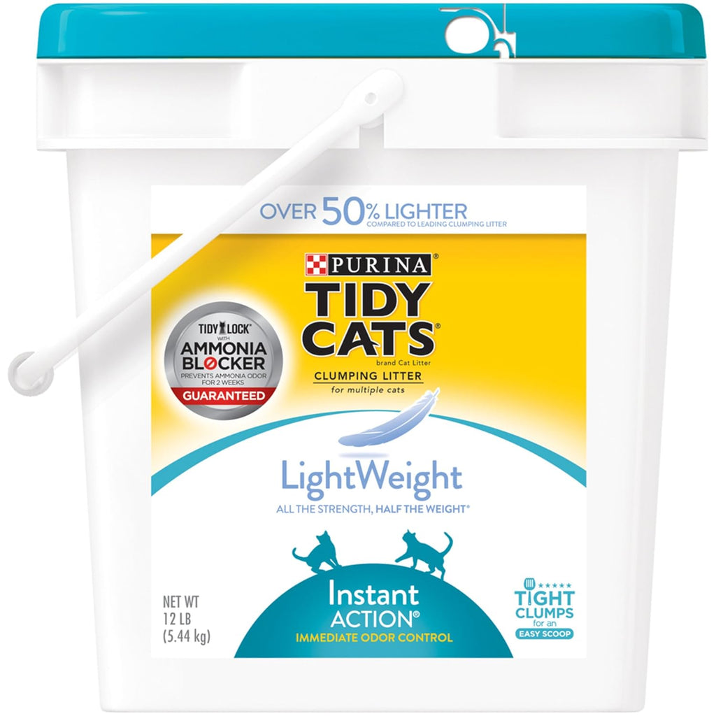 Purina Tidy Cats Multi Cat, Low Dust, Clumping Cat Litter, Lightweight 4-In-1 Strength