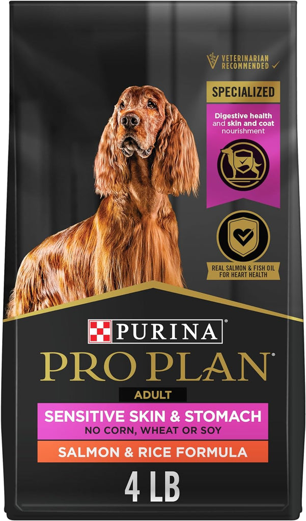 Purina Pro Plan Sensitive Skin and Stomach Dry Dog Food with Probiotics