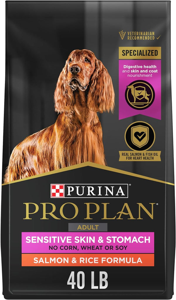 Purina Pro Plan Sensitive Skin and Stomach Dry Dog Food with Probiotics